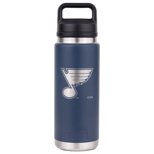 YETI Rambler 26oz Bottle - St. Louis Blues Navy - The Hockey Shop