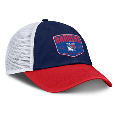 Fanatics Hats Fanatics One-Timer Cotton Structured Adjustable Mesh Hat - New York Rangers OSFM - TheHockeyShop