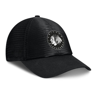 Fanatics Sin Bin Cotton Structured Adjustable Mesh Hat - Chicago Blackhawks - TheHockeyShop.com