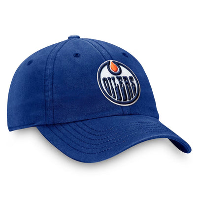 Fanatics Core Unstructured Primary Logo Adjustable Hat - Edmonton Oilers - TheHockeyShop.com