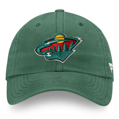 Fanatics Core Unstructured Primary Logo Adjustable Hat - Minnesota Wild - TheHockeyShop.com
