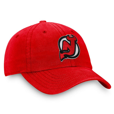 Fanatics Core Unstructured Primary Logo Adjustable Hat - New Jersey Devils - TheHockeyShop.com