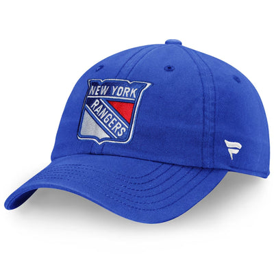 Fanatics Hats Fanatics Core Unstructured Primary Logo Adjustable Hat - New York Rangers OSFM / Blue - TheHockeyShop