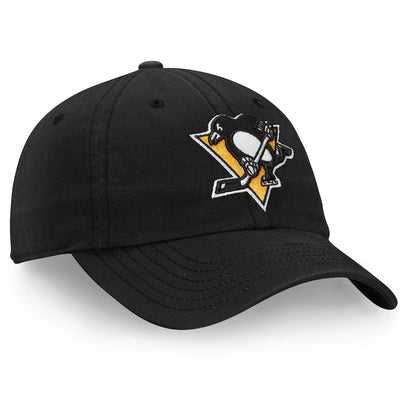 Fanatics Core Unstructured Primary Logo Adjustable Hat - Pittsburgh Penguins - TheHockeyShop.com