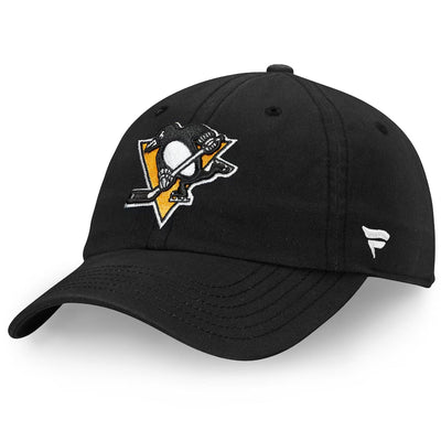Fanatics Core Unstructured Primary Logo Adjustable Hat - Pittsburgh Penguins - TheHockeyShop.com