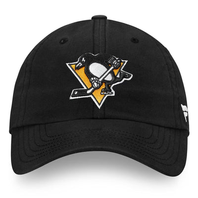 Fanatics Core Unstructured Primary Logo Adjustable Hat - Pittsburgh Penguins - TheHockeyShop.com