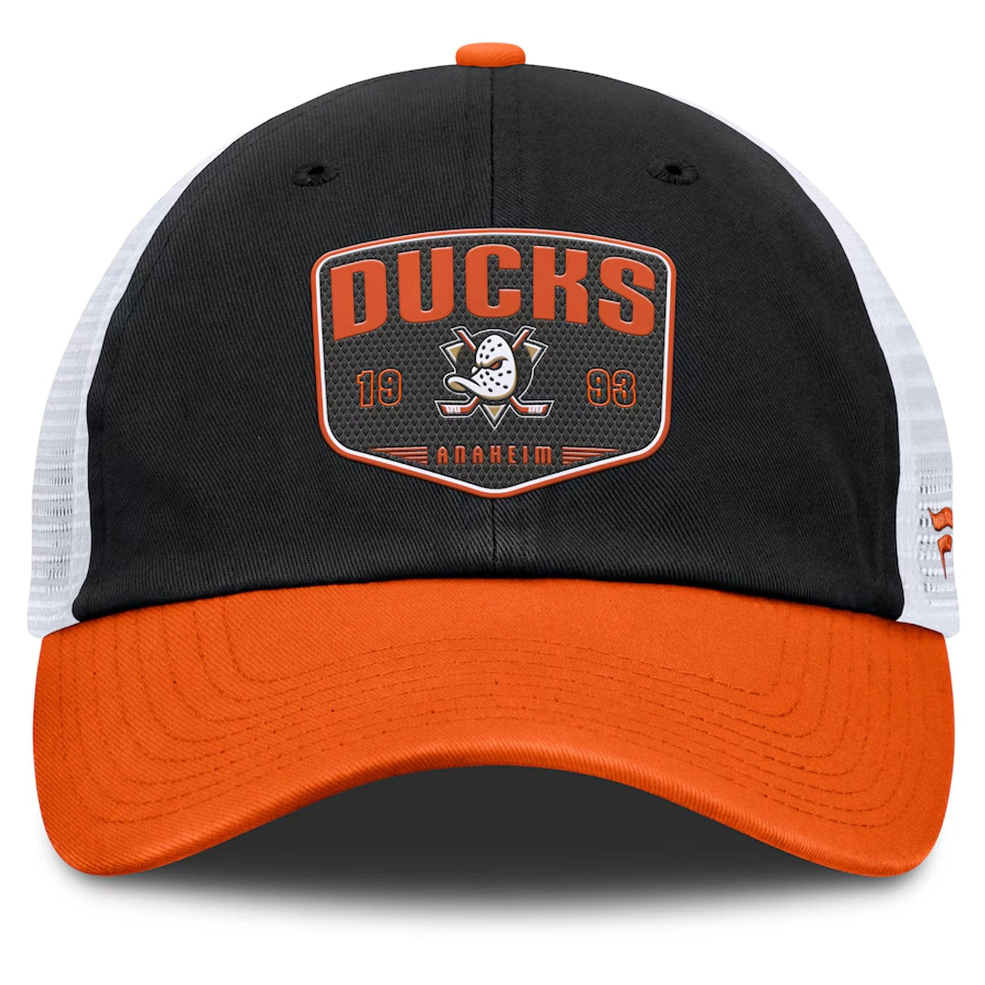 Fanatics One-Timer Cotton Structured Adjustable Mesh Hat - Anaheim Ducks - TheHockeyShop.com