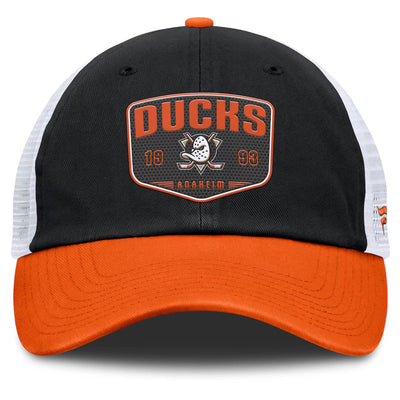 Fanatics One-Timer Cotton Structured Adjustable Mesh Hat - Anaheim Ducks - TheHockeyShop.com