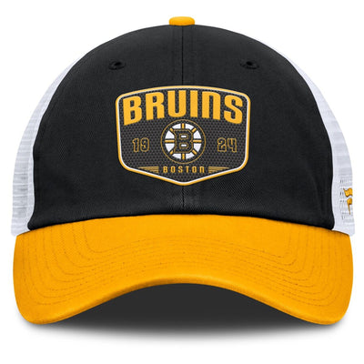 Fanatics One-Timer Cotton Structured Adjustable Mesh Hat - Boston Bruins - TheHockeyShop.com