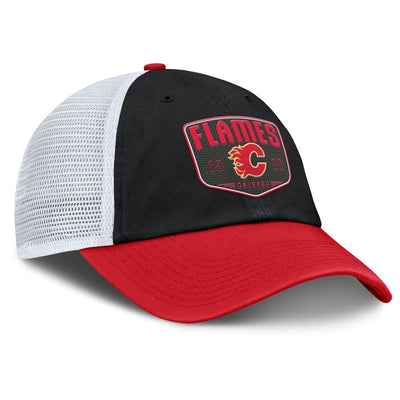 Fanatics One-Timer Cotton Structured Adjustable Mesh Hat - Calgary Flames - TheHockeyShop.com