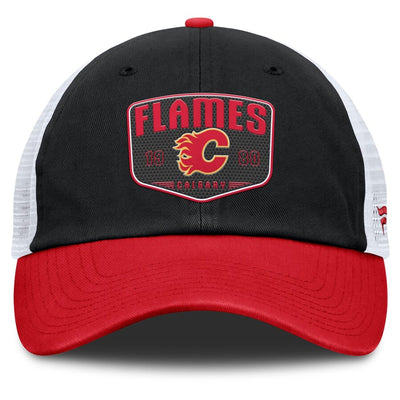 Fanatics One-Timer Cotton Structured Adjustable Mesh Hat - Calgary Flames - TheHockeyShop.com