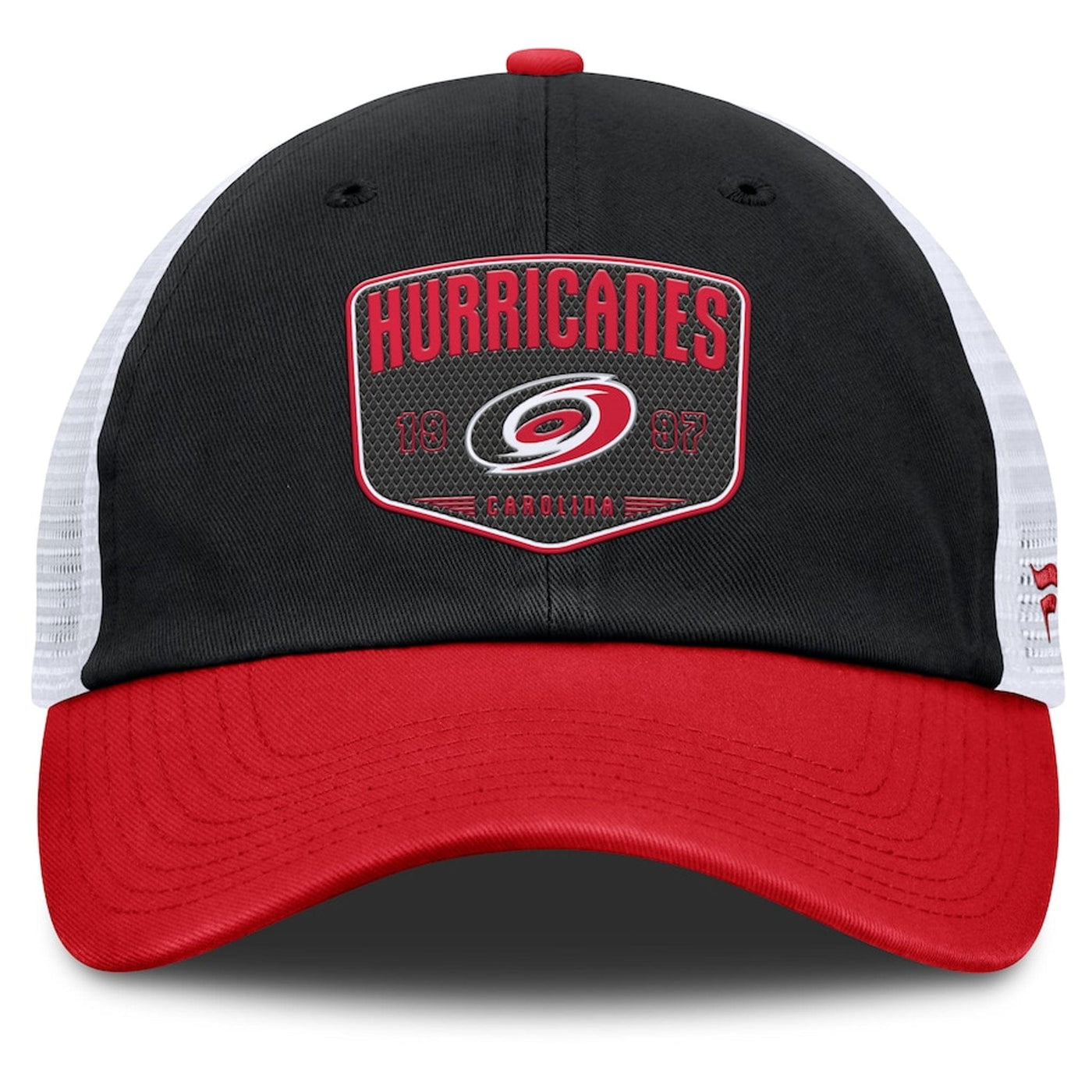 Fanatics One-Timer Cotton Structured Adjustable Mesh Hat - Carolina Hurricanes - TheHockeyShop.com