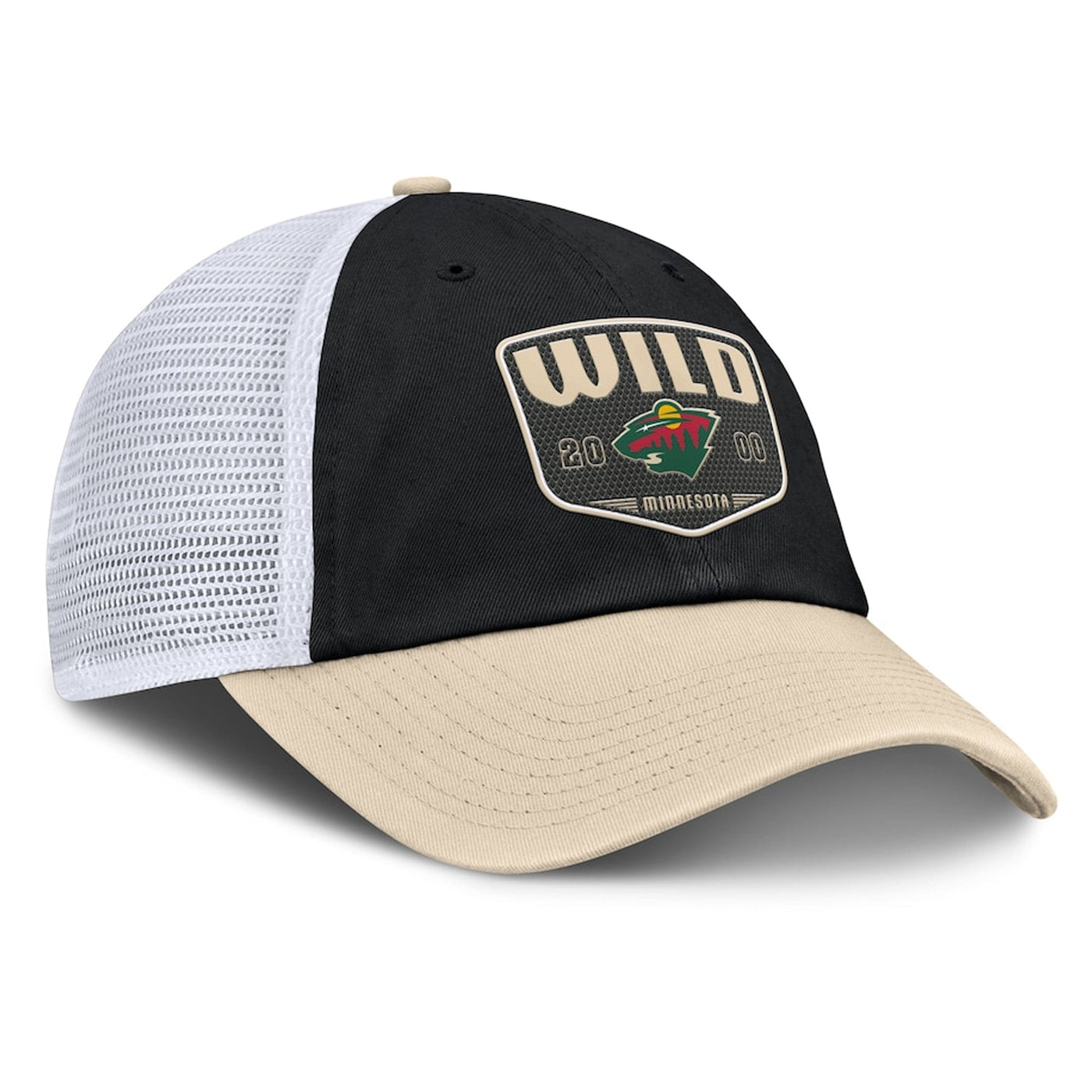 Fanatics One-Timer Cotton Structured Adjustable Mesh Hat - Minnesota Wild - TheHockeyShop.com