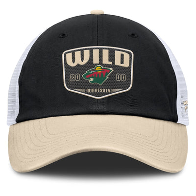 Fanatics One-Timer Cotton Structured Adjustable Mesh Hat - Minnesota Wild - TheHockeyShop.com