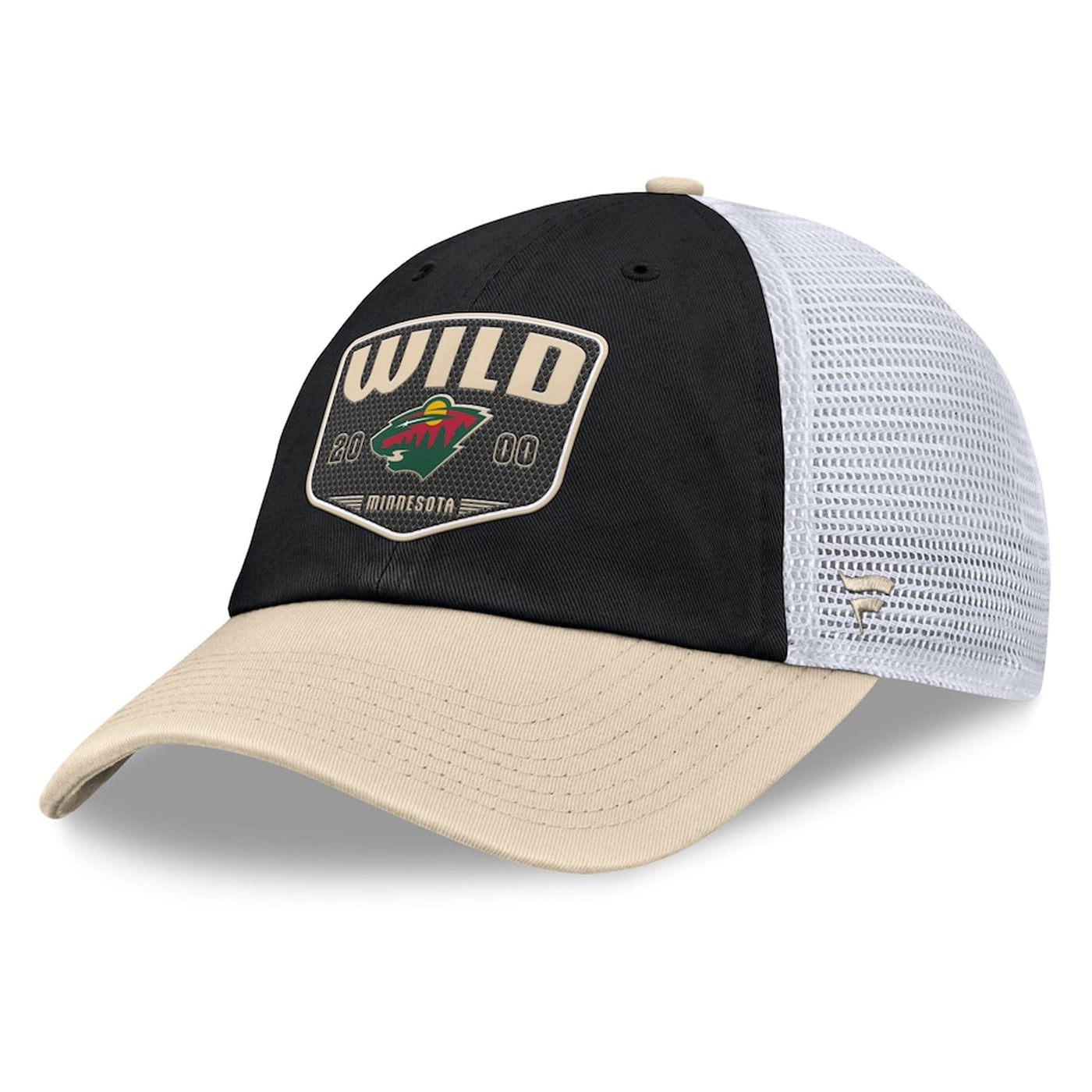 Fanatics One-Timer Cotton Structured Adjustable Mesh Hat - Minnesota Wild - TheHockeyShop.com