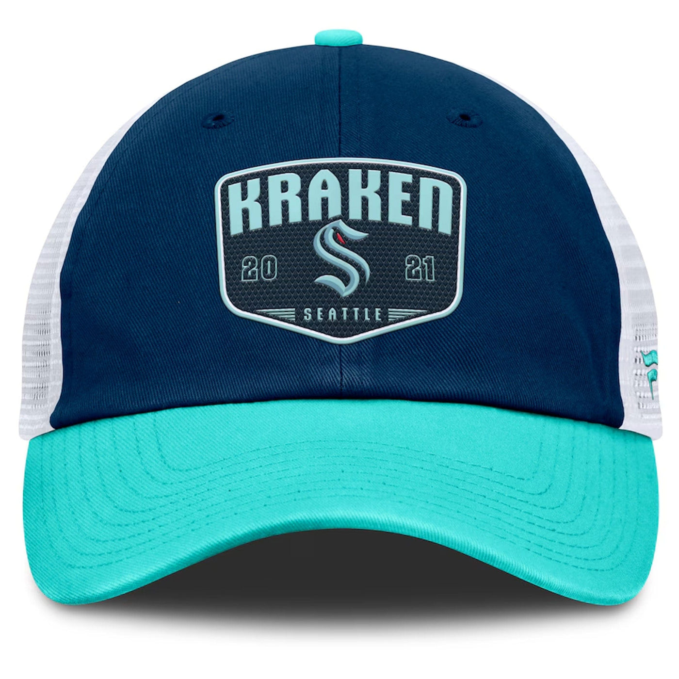 Fanatics One-Timer Cotton Structured Adjustable Mesh Hat - Seattle Kraken - TheHockeyShop.com