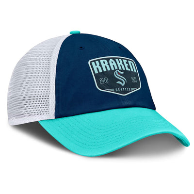 Fanatics One-Timer Cotton Structured Adjustable Mesh Hat - Seattle Kraken - TheHockeyShop.com