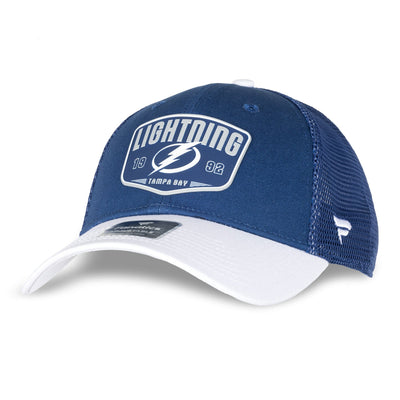 Fanatics One-Timer Cotton Structured Adjustable Mesh Hat - Tampa Bay Lightning - TheHockeyShop.com