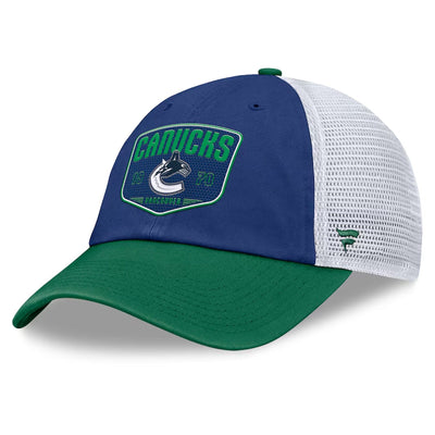Fanatics One-Timer Cotton Structured Adjustable Mesh Hat - Vancouver Canucks - TheHockeyShop.com
