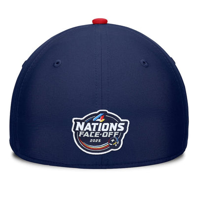Men's USA Fanatics Navy 2025 4 Nations Face-Off Stretch Fit Hat - TheHockeyShop.com