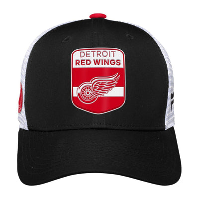 Outer Stuff NHL Draft Structured Trucker Youth Hat - Detroit Red Wings - TheHockeyShop.com