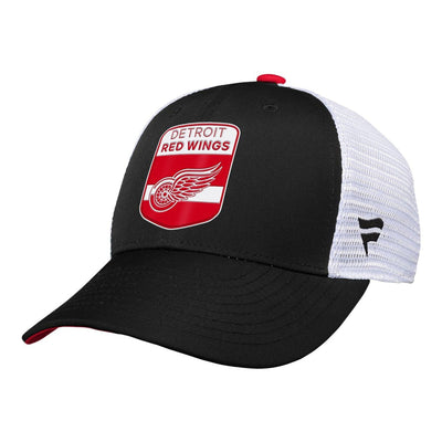 Outer Stuff NHL Draft Structured Trucker Youth Hat - Detroit Red Wings - TheHockeyShop.com