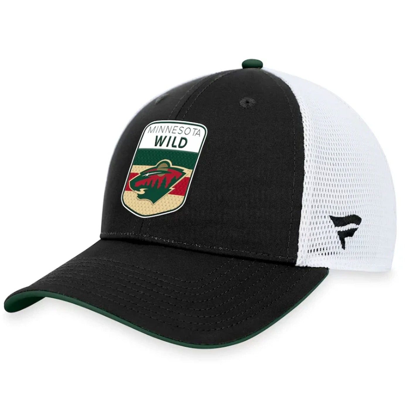 Outer Stuff NHL Draft Structured Trucker Youth Hat - Minnesota Wild - TheHockeyShop.com