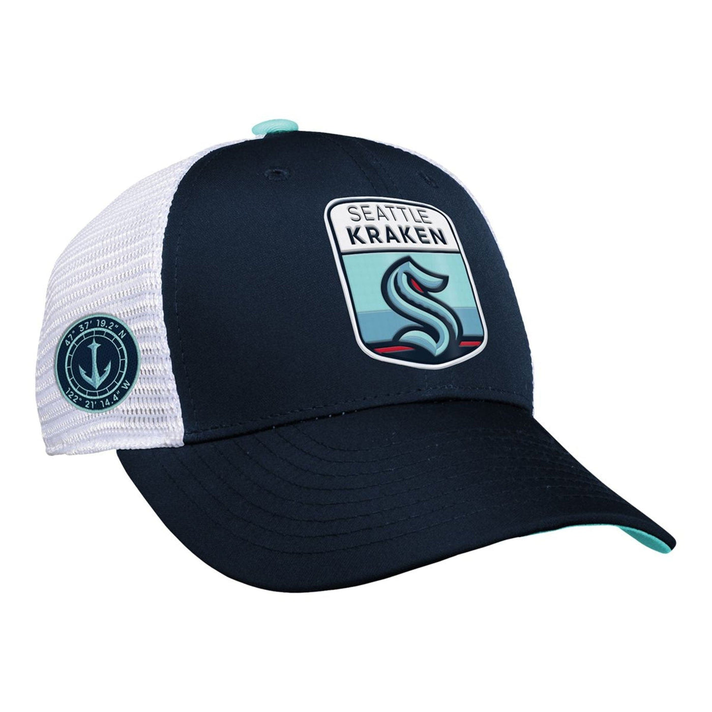 Outer Stuff NHL Draft Structured Trucker Youth Hat - Seattle Kraken - TheHockeyShop.com
