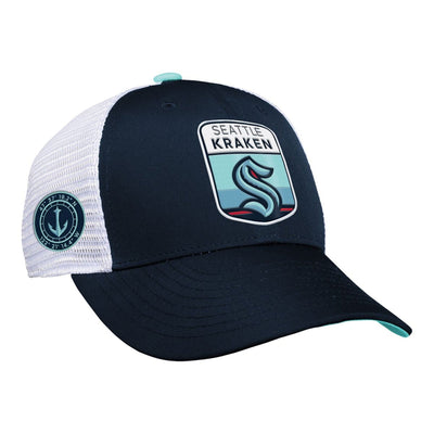 Outer Stuff NHL Draft Structured Trucker Youth Hat - Seattle Kraken - TheHockeyShop.com