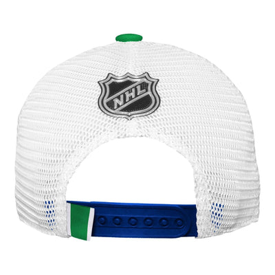 Outer Stuff NHL Draft Structured Trucker Youth Hat - Vancouver Canucks - TheHockeyShop.com