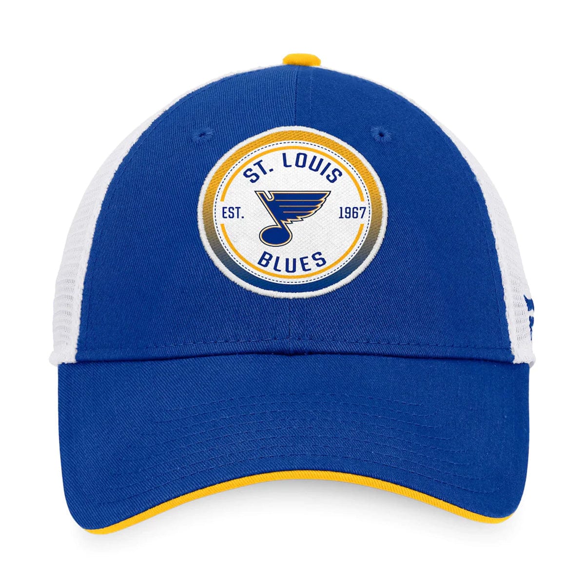 St. Louis Blues Fanatics Iconic Gradient Structured Trucker Hat - The Hockey Shop Source For Sports