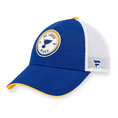 St. Louis Blues Fanatics Iconic Gradient Structured Trucker Hat - The Hockey Shop Source For Sports