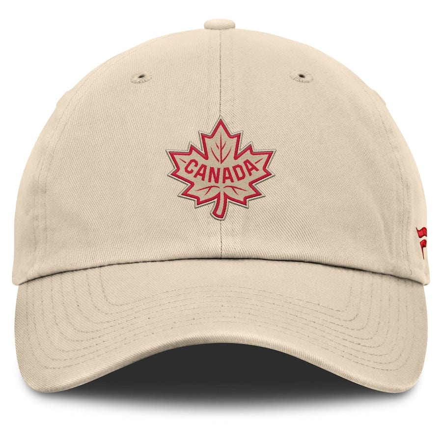 Women's Canada Fanatics Natural 2025 4 Nations Face-Off Adjustable Hat - TheHockeyShop.com