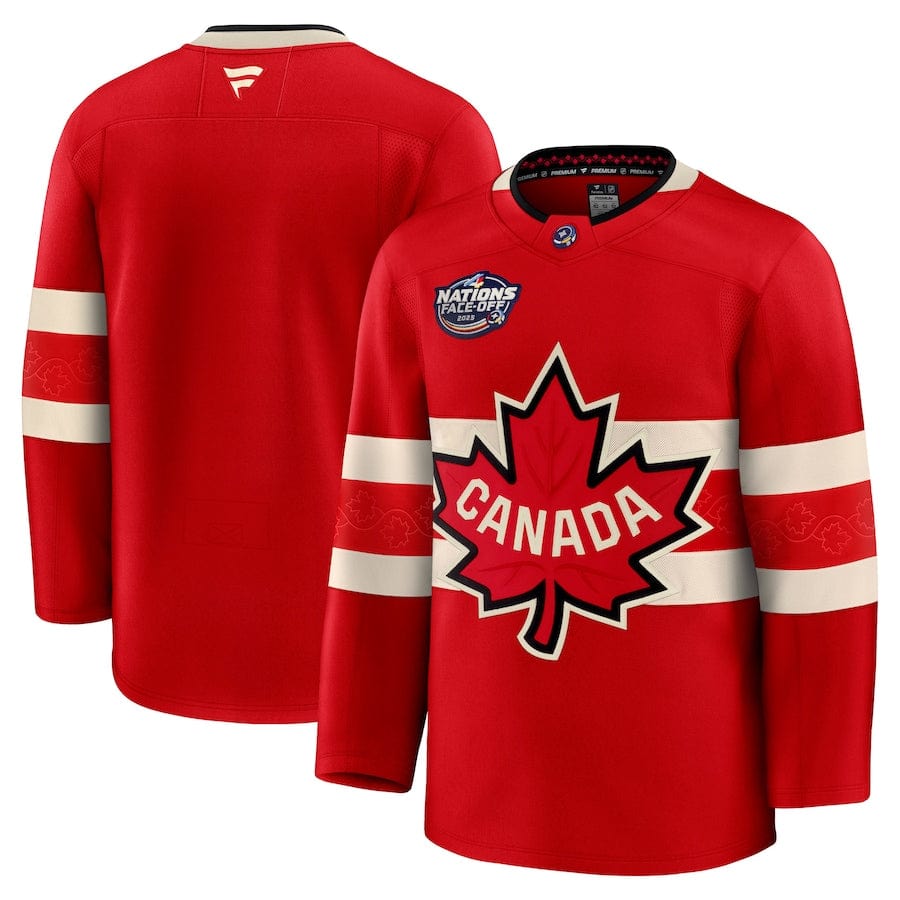Canada Fanatics 2025 4 Nations Face-Off Premium Jersey - Red - TheHockeyShop.com