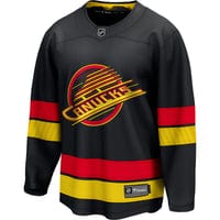 Fanatics NHL Jerseys Fanatics Breakaway Senior Alternate Jersey - Vancouver Canucks Third Black Skate Black / 3XL - TheHockeyShop