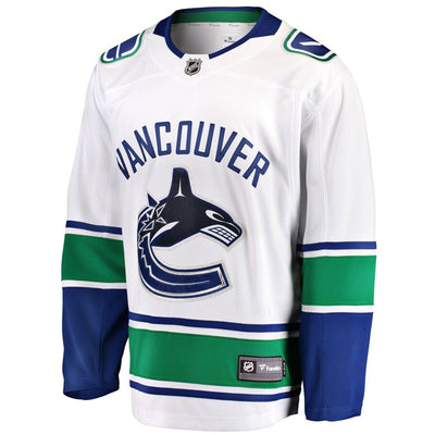 Fanatics Breakaway Senior Away Jersey - Vancouver Canucks White Orca - TheHockeyShop.com