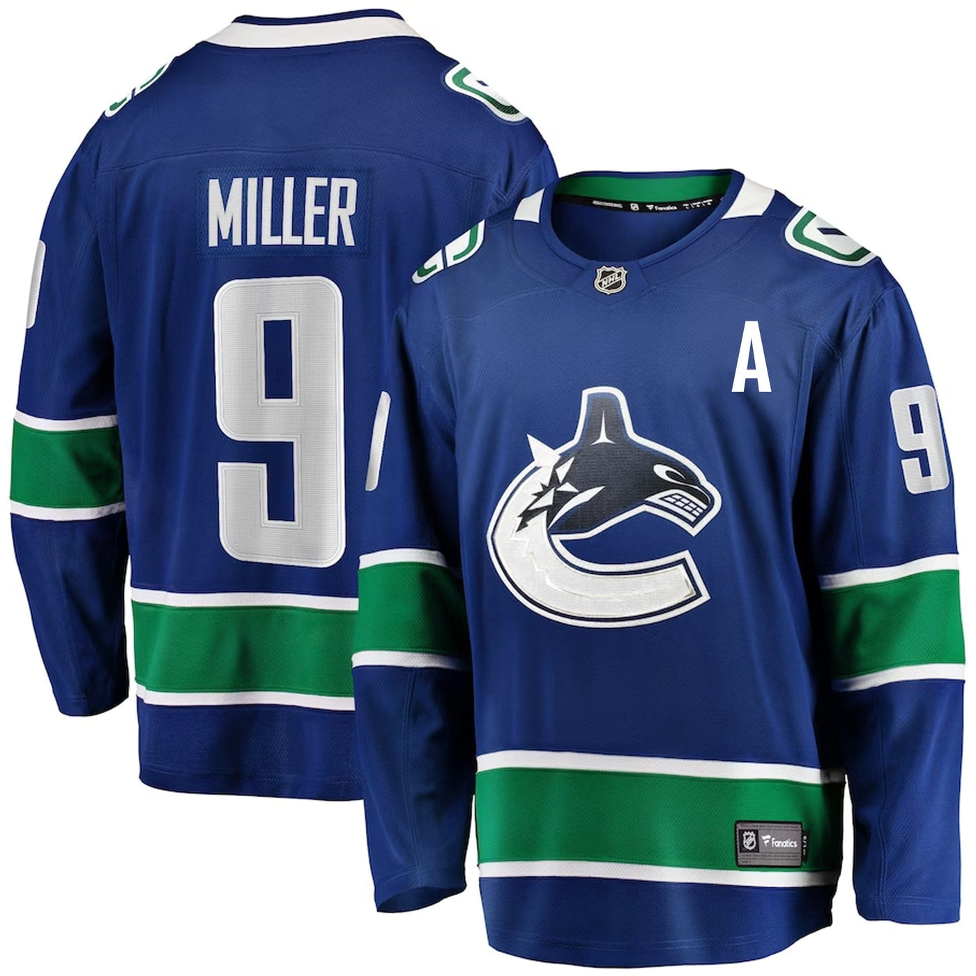 Fanatics Breakaway Senior Home Jersey - Vancouver Canucks JT Miller - TheHockeyShop.com