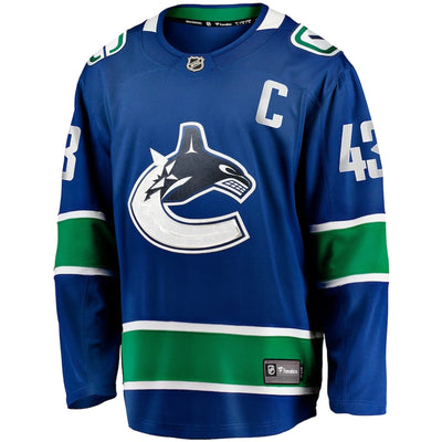 Fanatics Breakaway Senior Home Jersey - Vancouver Canucks - Quinn Hughes - TheHockeyShop.com