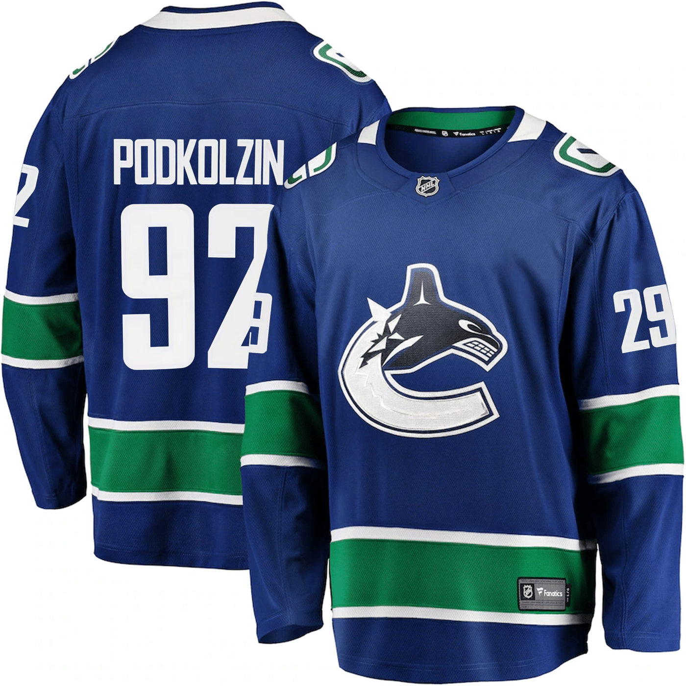 Fanatics Breakaway Senior Home Jersey - Vancouver Canucks Vasily Podkolzin - TheHockeyShop.com