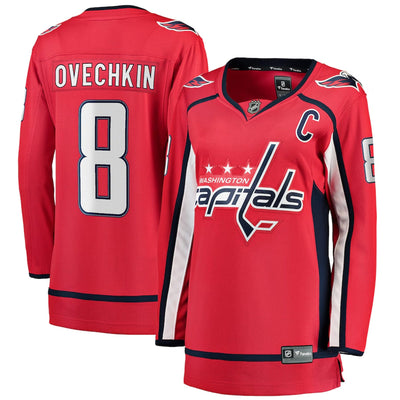 Fanatics Breakaway Womens Home Jersey - Washington Capitals - Alex Ovechkin - TheHockeyShop.com
