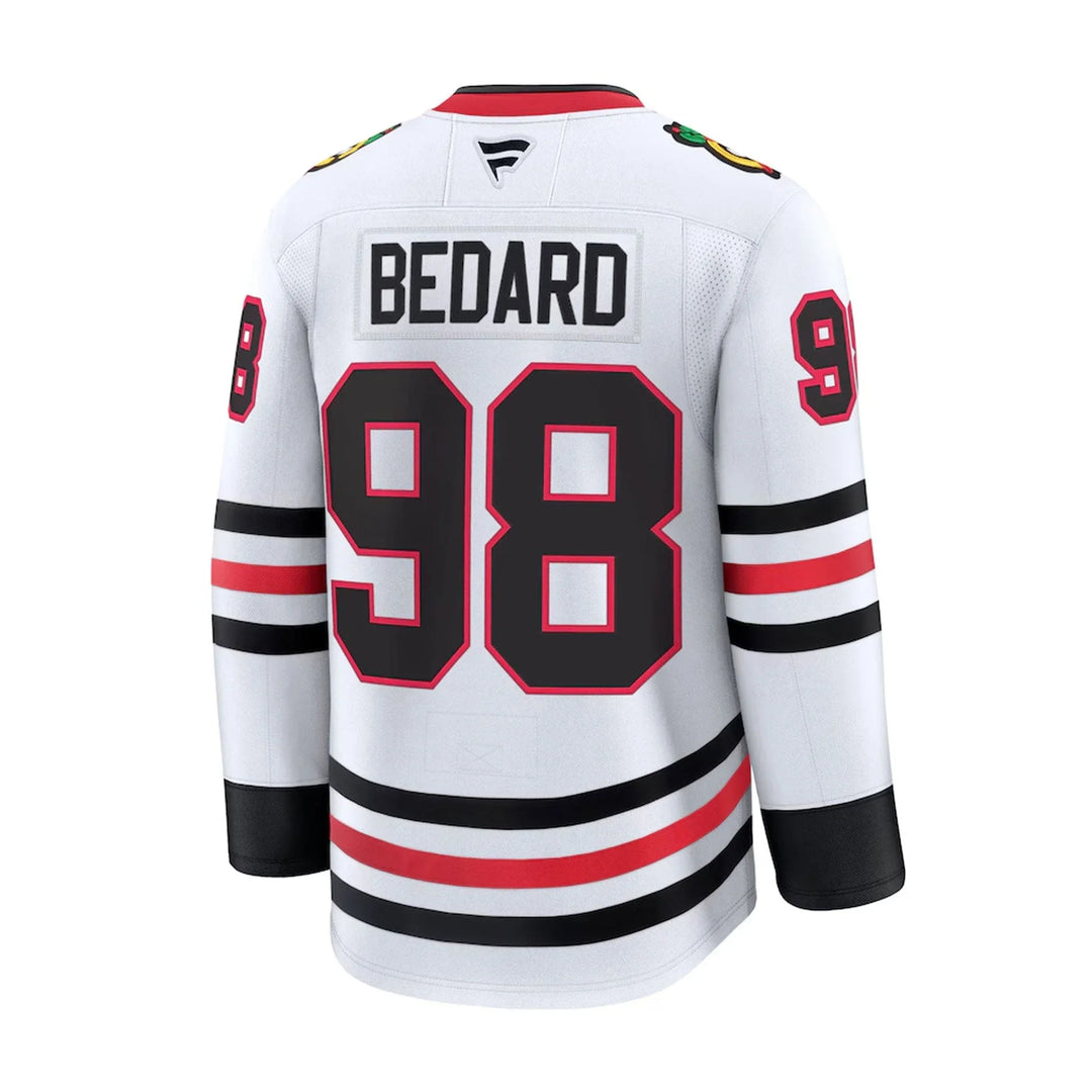 Fanatics Premium Senior Away Jersey Chicago Blackhawks Connor Bedard - Main Image