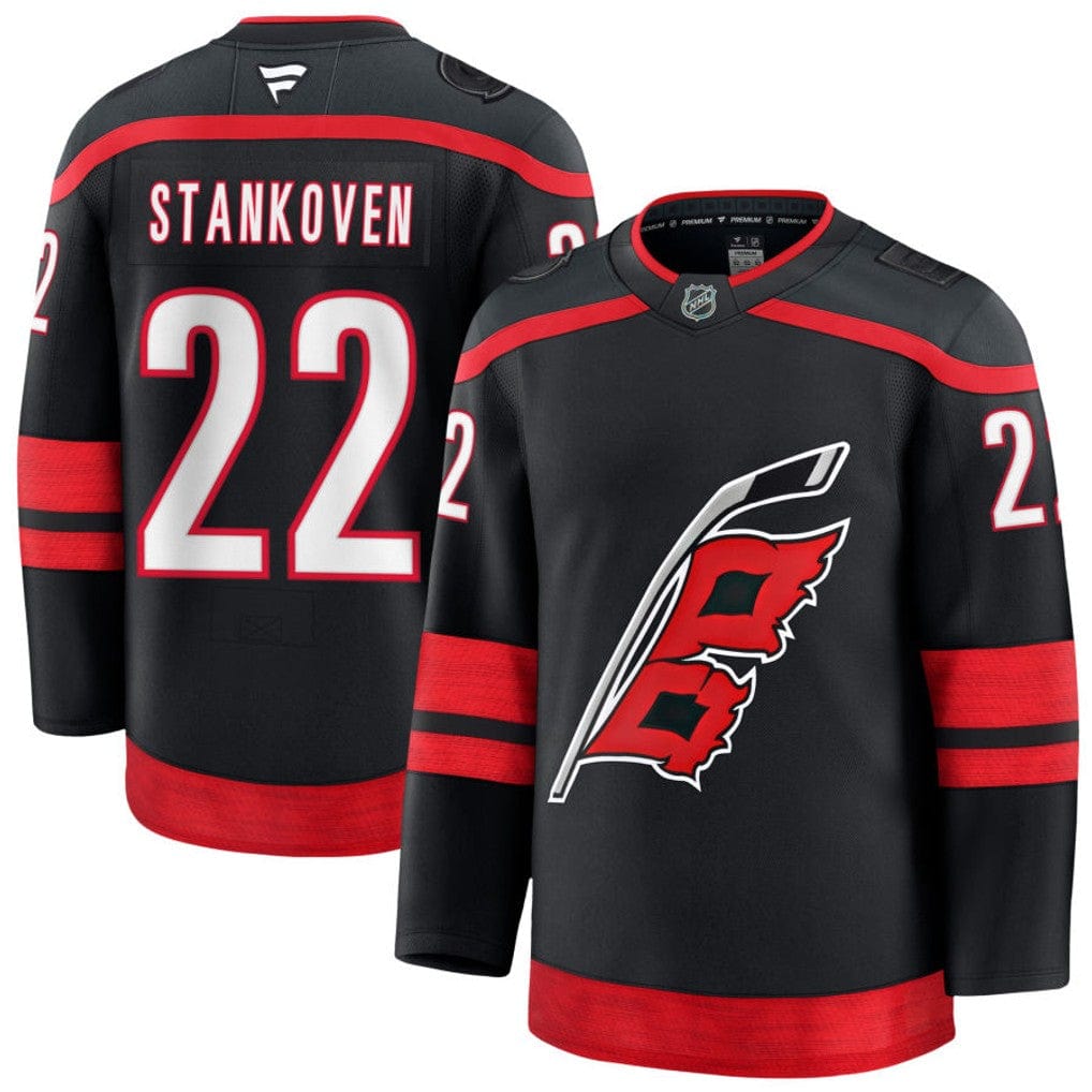 Fanatics NHL Jerseys Fanatics Premium Senior Home Jersey - Carolina Hurricanes Logan Stankoven 52 (L) - TheHockeyShop