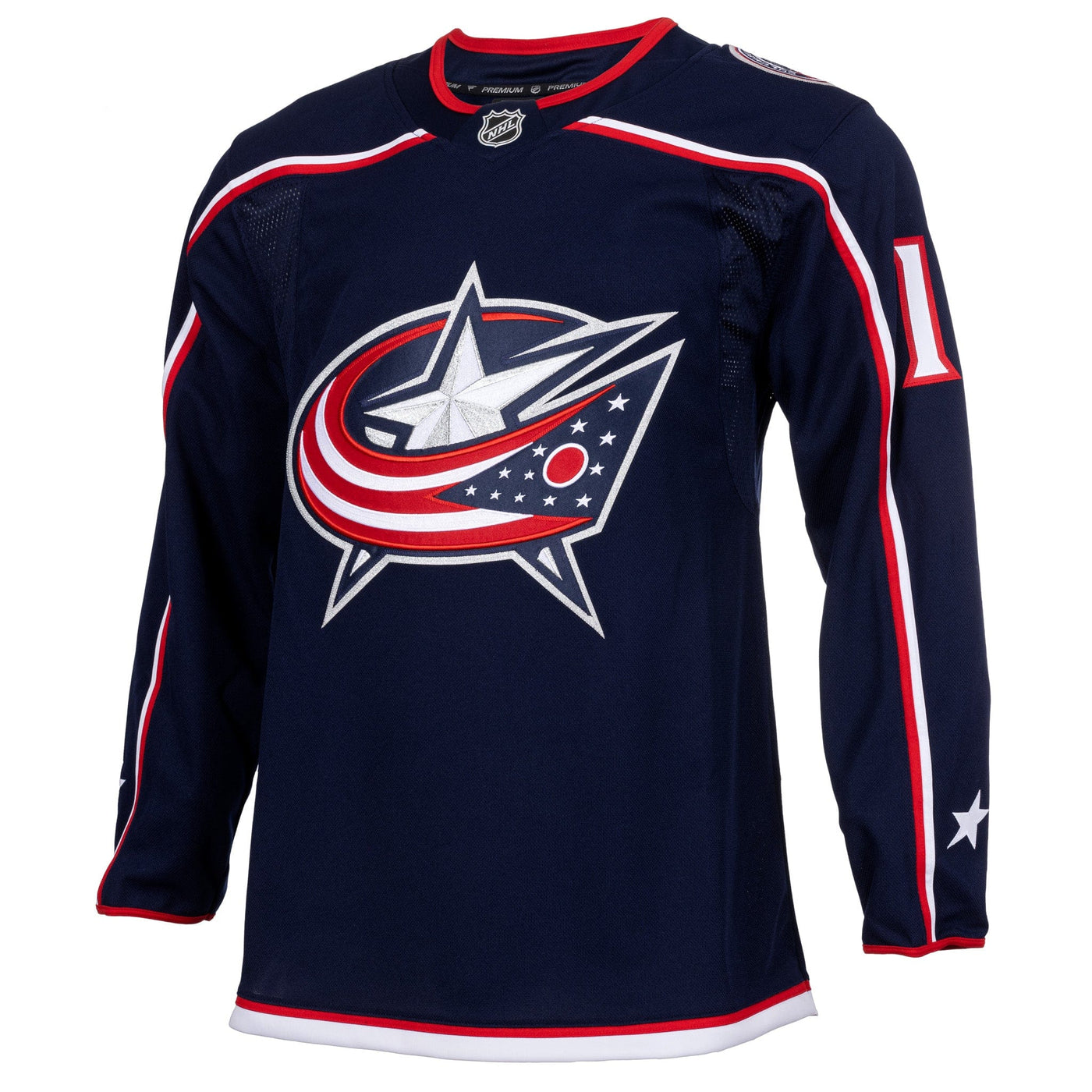 Fanatics Premium Senior Home Jersey - Columbus Blue Jackets Adam Fantilli - TheHockeyShop.com