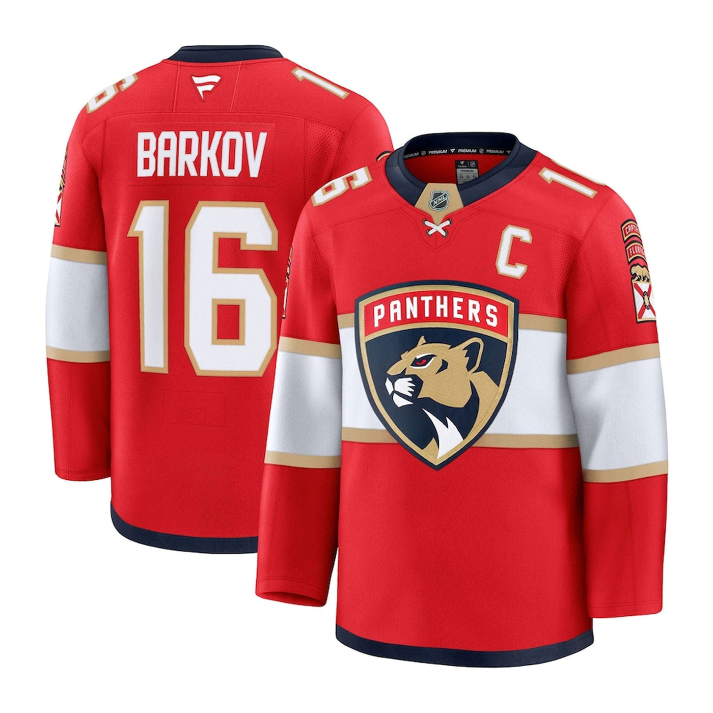 Fanatics Premium Senior Home Jersey - Florida Panthers Aleksander Barkov - TheHockeyShop.com