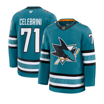 Fanatics NHL Jerseys Fanatics Premium Senior Home Jersey - San Jose Sharks Macklin Celebrini 42 - TheHockeyShop