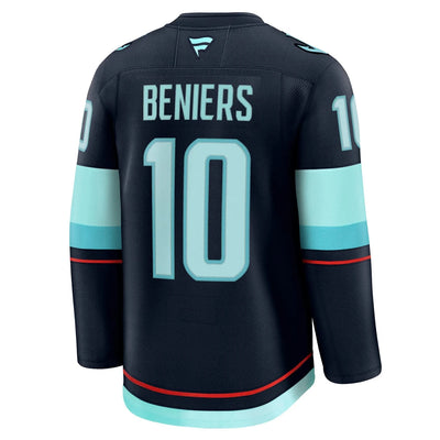 Fanatics NHL Jerseys Fanatics Premium Senior Home Jersey - Seattle Kraken Matty Beniers 52 (L) - TheHockeyShop
