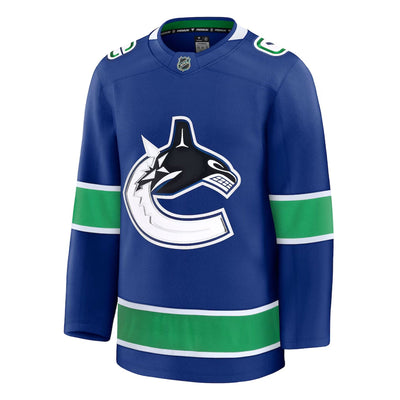 Fanatics Premium Senior Home Jersey - Vancouver Canucks Royal Orca - TheHockeyShop.com