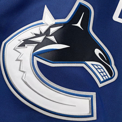 Fanatics Premium Senior Home Jersey - Vancouver Canucks Royal Orca - TheHockeyShop.com