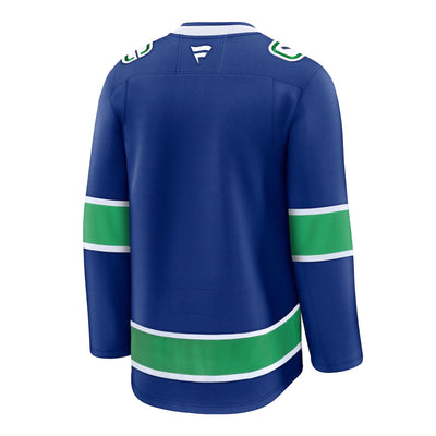 Fanatics Premium Senior Home Jersey - Vancouver Canucks Royal Orca - TheHockeyShop.com