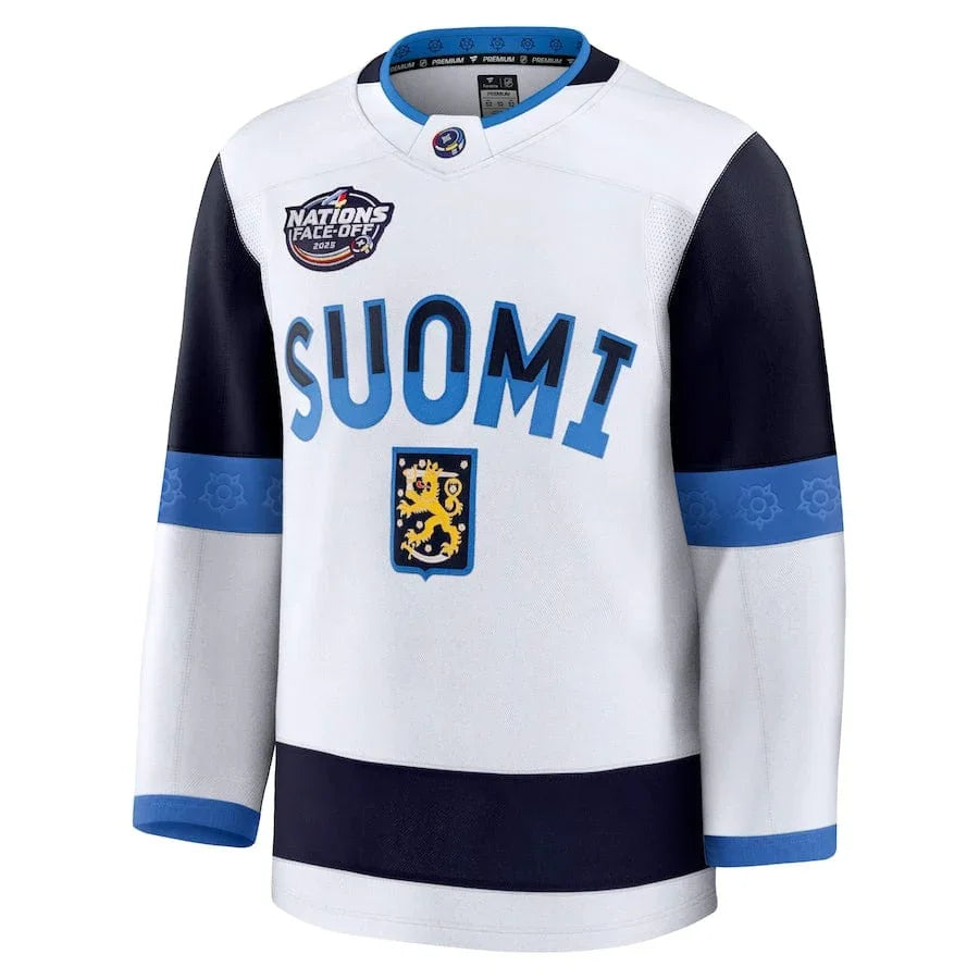 Finland 2025 Nations Jersey – Fanatics Premium, White